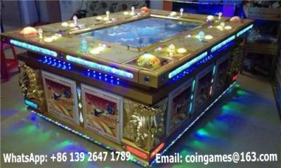 China 10 Players Arcade Coin Operated Hunter Shooting Fishing Cabinet Gambling Game Machine for sale