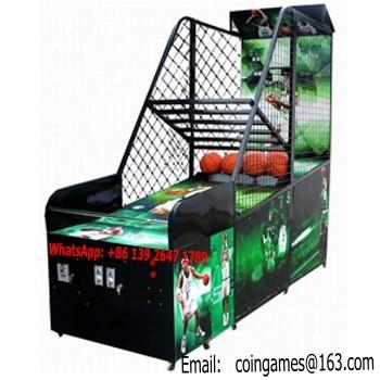 China Amusement Park Equipment Arcade Coin Operated Street Basketball Games Machines for sale