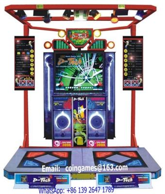 China Amusement Equipment Arcade 5.0 Version Indoor Coin Operated Simulator Music Dancing Games Machine for sale