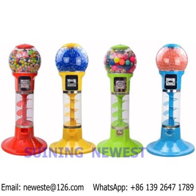 China Tabletop Desktop Mini Coin Operated Gumball Capsule Toy Vending Machine for sale