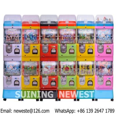 China Coin Operated Gumball Capsules Toy Vending Game Machine for sale