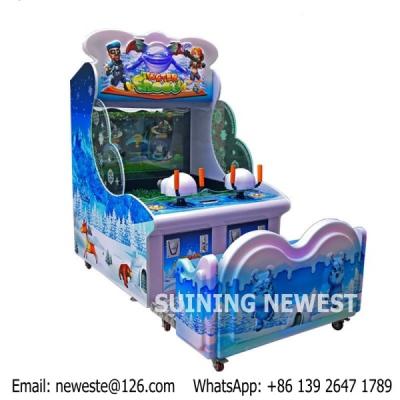 China 2 Players Parents and Kids Coin Operated Simulator Arcade Game Machine Water Gun Shooting Machine For Game Center for sale