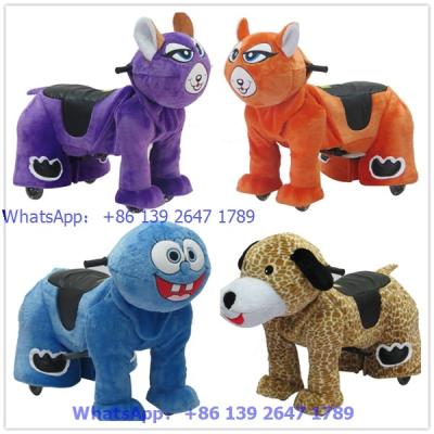 China China supplier hot sale animal toys with coin operated system kids walking animal rider for sale