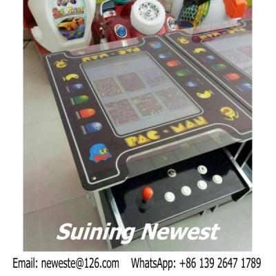 China European Like PAC MAN Cocktail Table Mini Coin Operated Video Arcade Cabinet Game Machine for sale