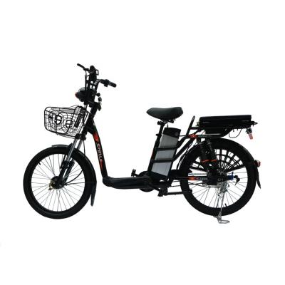 China Newly Cheap Steel Hot Selling 24 Inch Retro Electric Bicycle Street Electric Bikes For Men for sale