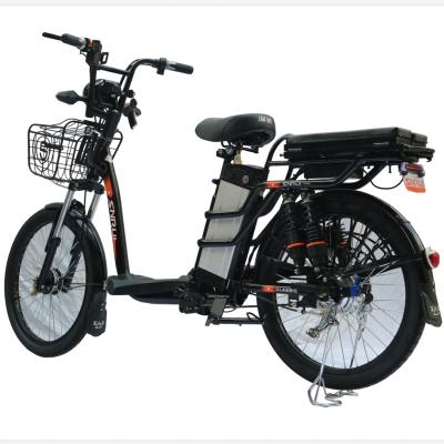 China Best Selling Men's Cheap Retro Carbon Steel Street Electric Bicycle Men's Electric Bike With 24 Inch for sale