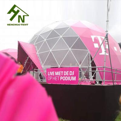 China Hot Galvanized Pink Circus Dome Tent Event Sale, Geodesic Dome Tent for sale