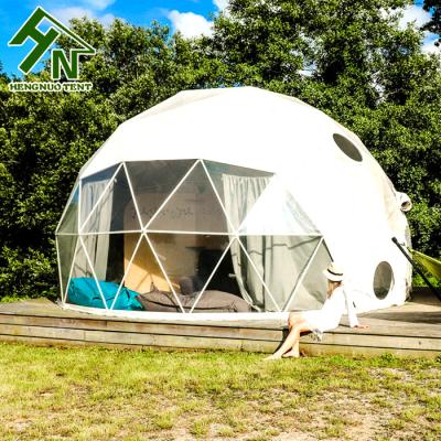 China UV Resistance Dome Party Tent Geodesic Glamping Home / Waterproof / Fireproof Outdoor for sale