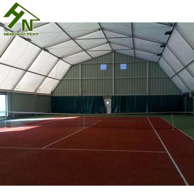 China 2021 hot dip galvanized polygonal tent for tennis court sports gymnasium badminton basketball trade show event for sale