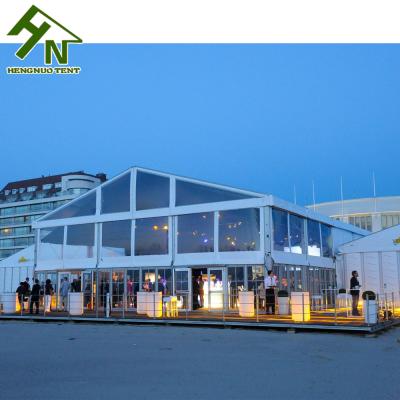 China UV Resistance / Strong Standing Double Structure Waterproof / Fire Retardant 15x30m Decker Tent For Big Event Wedding Party for sale