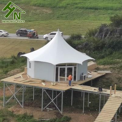 China Outdoor Cold Camping Flame Heat Resistance Membrane Multi Side Structure Delay Resisitance Glamping for sale