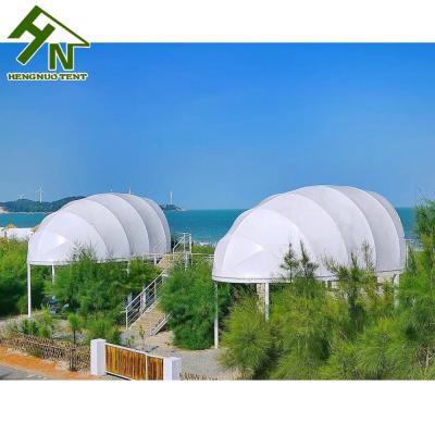 China Flame 1 Person 2 Person Delay Glamping Shell Tent Hotel For Outdoor Travel Resort Camping lxuury for sale