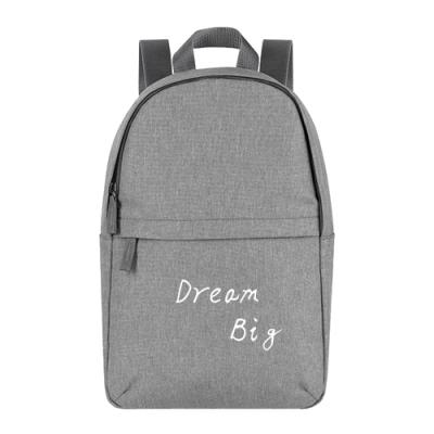 China Gray Material Mini Backpack Stylish Anti-theft Heathered Kids Backpack Logo Children Backpack Custom Made for sale