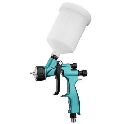 China Paint Spray Gun Blue SK3963 1.3mm Nozzle Air Nozzle Gravity Paint Spray Gun For Car for sale