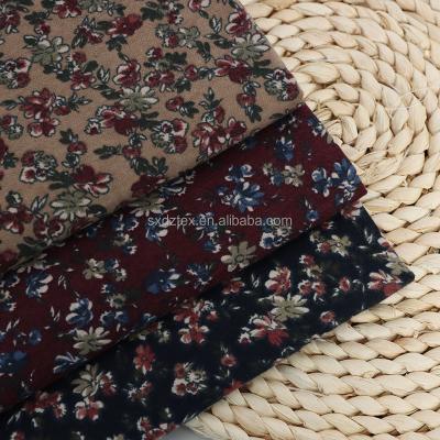 China Non-conductive fast delivery high quality plain cotton flannel fabric loungewear active soiling floral cotton shirt for sale