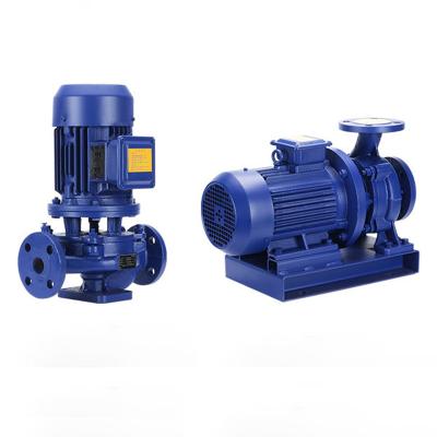 China Other Water Booster Pump Boiler Treatment Cold and Hot Water Circulation Pipeline Pump ISG Centrifugal Riser Pump for sale