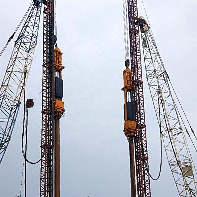 China Construction worksÂ   7ton drive hydraulic concrete piling hammer machine for sale