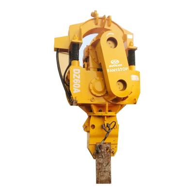 China Pile Driving DZ60A Electric Vibro Pile Hammer For Sheet Pile for sale