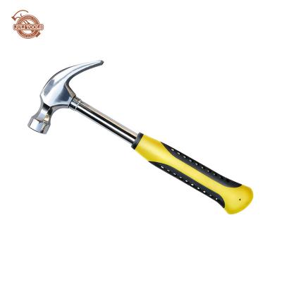 China Nail Hammer Steel Pipe Small Handle 8oz Claw Hammer for sale