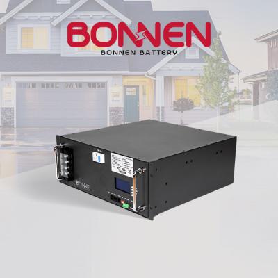 China 48V 100Ah Home Zonnebatterij Backup Residentiële Batterij Backup Zonne-Systemen LiFePo4 Rack Batterij Te koop