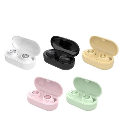 China 2021 Cute In-ear OEM ODM TW60 ABS Mini Best Selling Portable Noise-cancelling Shockproof Wireless Headphones for sale