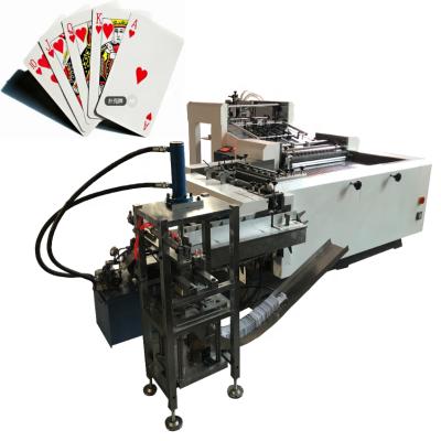 China PK54-55 Printing Stores Playing Cards Slitting Joining And Corner Rounding Machine for sale