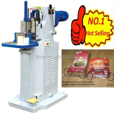 China SJQ-120A Printing Stores Playing Cards Corner Rounding Machine for sale