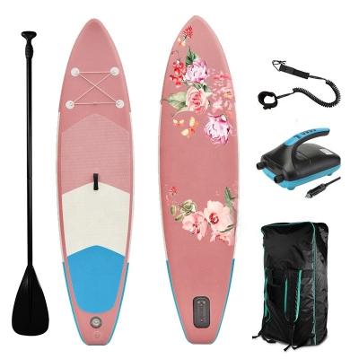 China Dropshipping Fashion Unisex Warehouse Design Wholesale Inflatable Paddle Surf Board Stand Up Paddle Surfboard Fins Water Sports for sale