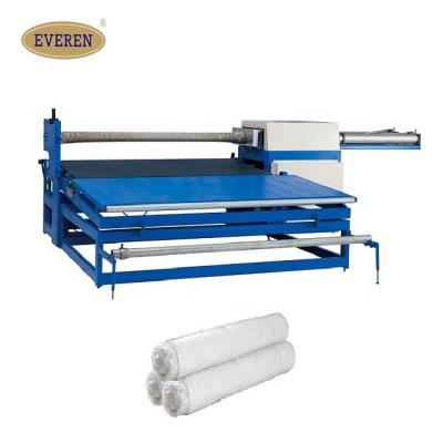 China Semi Automatic Cheap Textiles Foam Mattress Rolling Packing Machine for sale