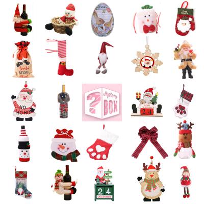 China Creative European Christmas Decorative Surprise Christmas Free Shipping Blind Box For Hidden Blind Box Gift for sale