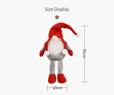 China Forest Old Man Hat Leg Doll New Hanging Knitting Festival Supplies Forest Old Man Knitting Top Hat Legs Christmas Old Man Doll Hanging Faceless Decorations for sale