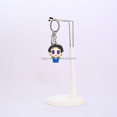 China Custom PVC Plastic Blind Model Cartoon Model Head Chain Toy Box Pendant Toy For Collectable for sale