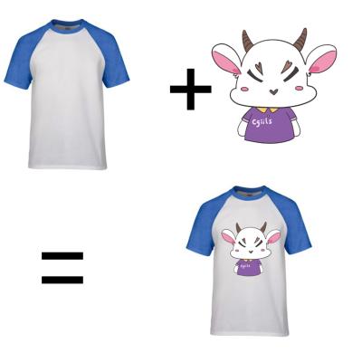 China Pure LOGO Price Advertising Blank Children's Cheap Anti-Shrink T Shirt Adult Parent-child Activities DIY Costumes for sale