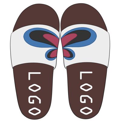 China Personality Beach Non Slip Sandals Men Air Freshener Home Wear Trend Flip Flops Customized Parodor Slipper Customized for sale