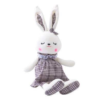 China Custom Cute Gift Fairy Tale Style Rabbit Toy Rabbit Plush Toy Cute White Skirt Rabbit Plush Toy for sale