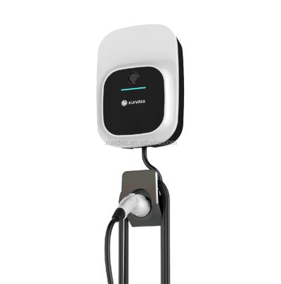 China Professional electric car Xundao level 32a 2 wallbox ev charger manufacturers for sale