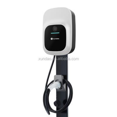 China Electric car most popular Xundao 7kw 32a ev smart charging stations type - wallbox 2 for sale