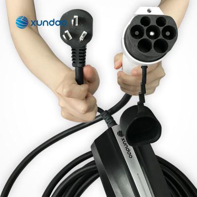 China 16A electric portable car ev charging station for electric vehicle charging for sale