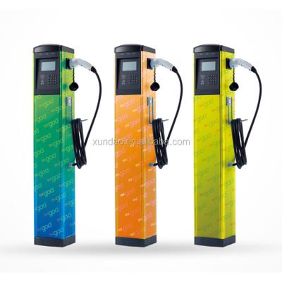 China Electric car Xundao manufacturer evse 380V three phase fast ev charger station 22kw for sale