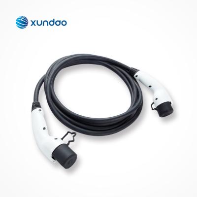 China Xundao new technology 32A commercial ev charging cable with plug for sale for sale