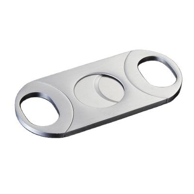 China New Stainless Steel Handle Cigar Scissors Style Simple Classic Cigar Scissors Double Blade Cigar Cutter for sale