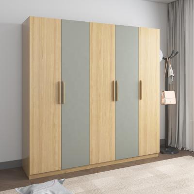 China Customized Modern Wooden Bedroom Storage Clothes Wardrobe for sale