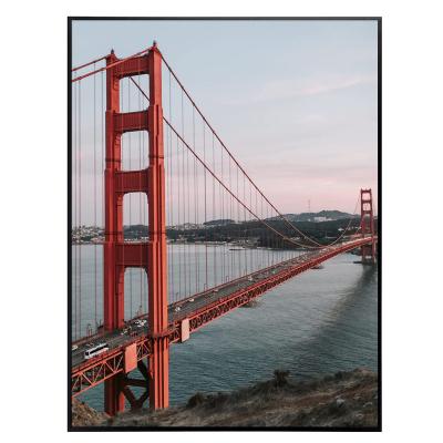 China For Custom Size 5 Colors Oil Painting Advertising Poster Frame 6x8 8x12 12x16 16x20 20x28 Inch Room Decor Metal Aluminum Picture Frame for sale