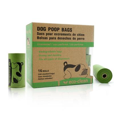 China Sustainable Biodegradable Certificated Eco Friendly Dog Poop Bag Poop Bags For Dogs for sale