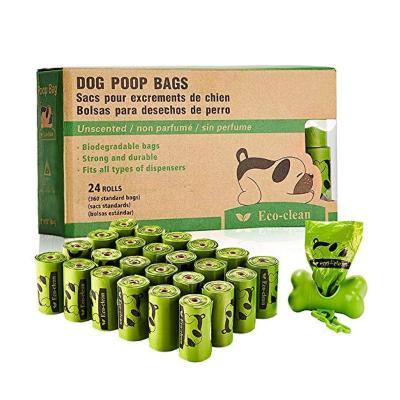 China Viable Wholesale Biodegradable Compostable Eco Friendly Dog Poop Bag Pet Poop Bag Cornstarch Poop Bags For Dogs for sale