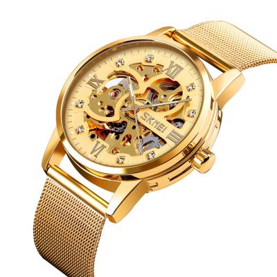 China Power Reserve SKMEI Canton Factory Watch Luxury Mechanical Fashion Watches Automatic Watch For Stylish Men for sale