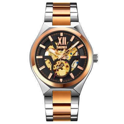 China Skmei 9258 Water Resistant Reloj Automatico Hombre Mechanical Watch Men Automatic Skeleton Watch for sale