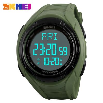 China Skmei Digital Watch Dual Alarm Manual Sports Smart Watch Instruction 3D Pedometer Time Wristwatches Lock for sale