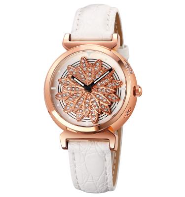 China Luxury 1766 Skmei Glare Watch Diamond Ladies Watch Quartz 2 Water Resistant Hand Turn Dial Watch for sale