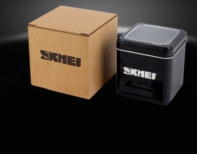 China Sale Black Carton Gift Box Skmei Non-Specific Steel Blue Watch Box for sale